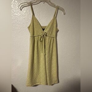 Wild Fable Cream Eyelet Dress